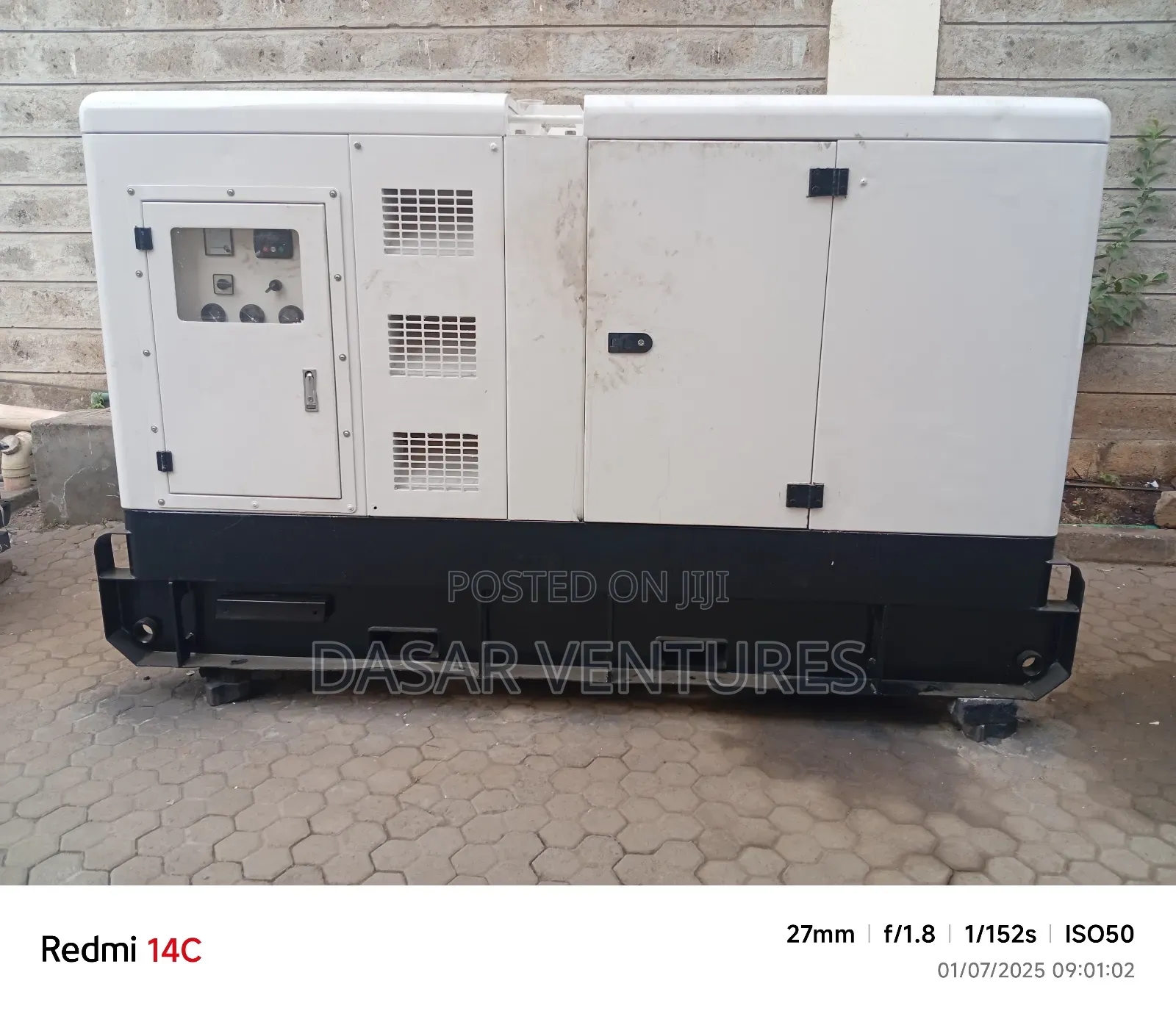 Generator 60kva Ex Uk Perkins