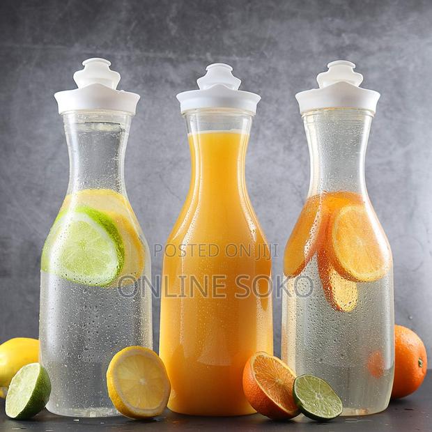 Unbreakable Plastic Carafe Juice Bottle Pitcher, 1.5l - 1 Pc
