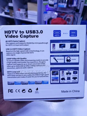  Hdmi to Usb 3.0 With Audio HDTV Video Capture