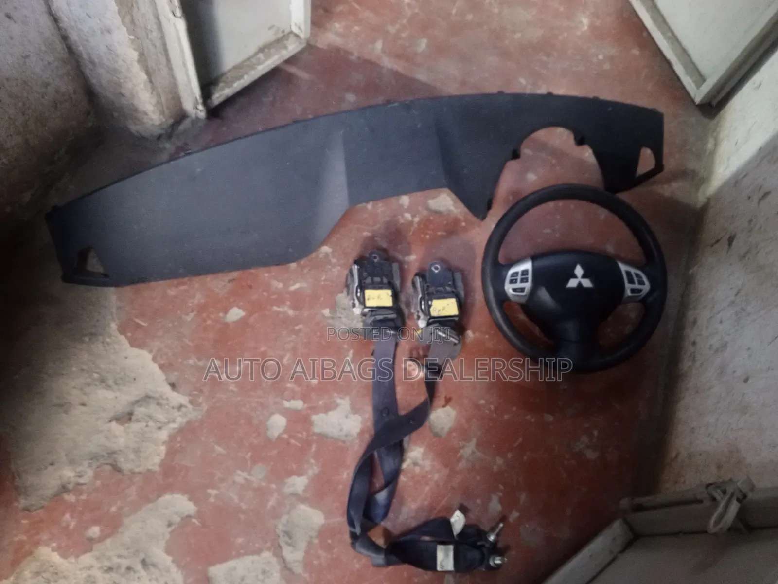 Mitsubishi RVR Dashboard, Stearing and Seatbelts.
