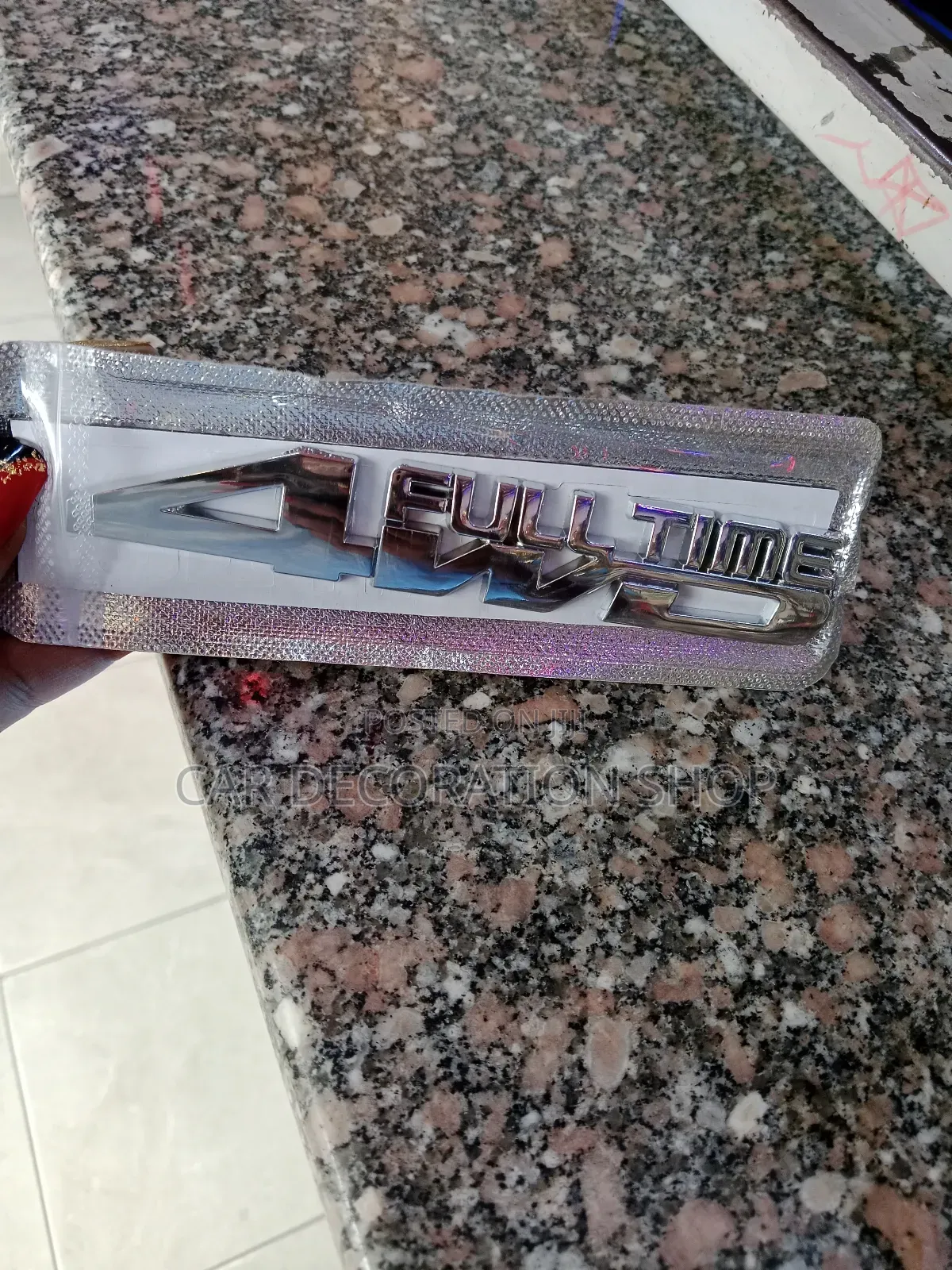 15cm Length Fulltime 4wd Badge