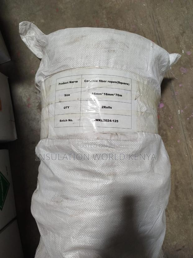 Ceramic Fiber Square Rope–16mmx16mm Diameter–Non-Asbestos - thumbnail 3