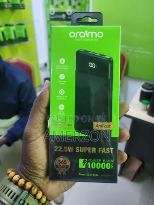 Oraimo Toast 10 Byte Led Display 10000mah Powerbank Dual Usb