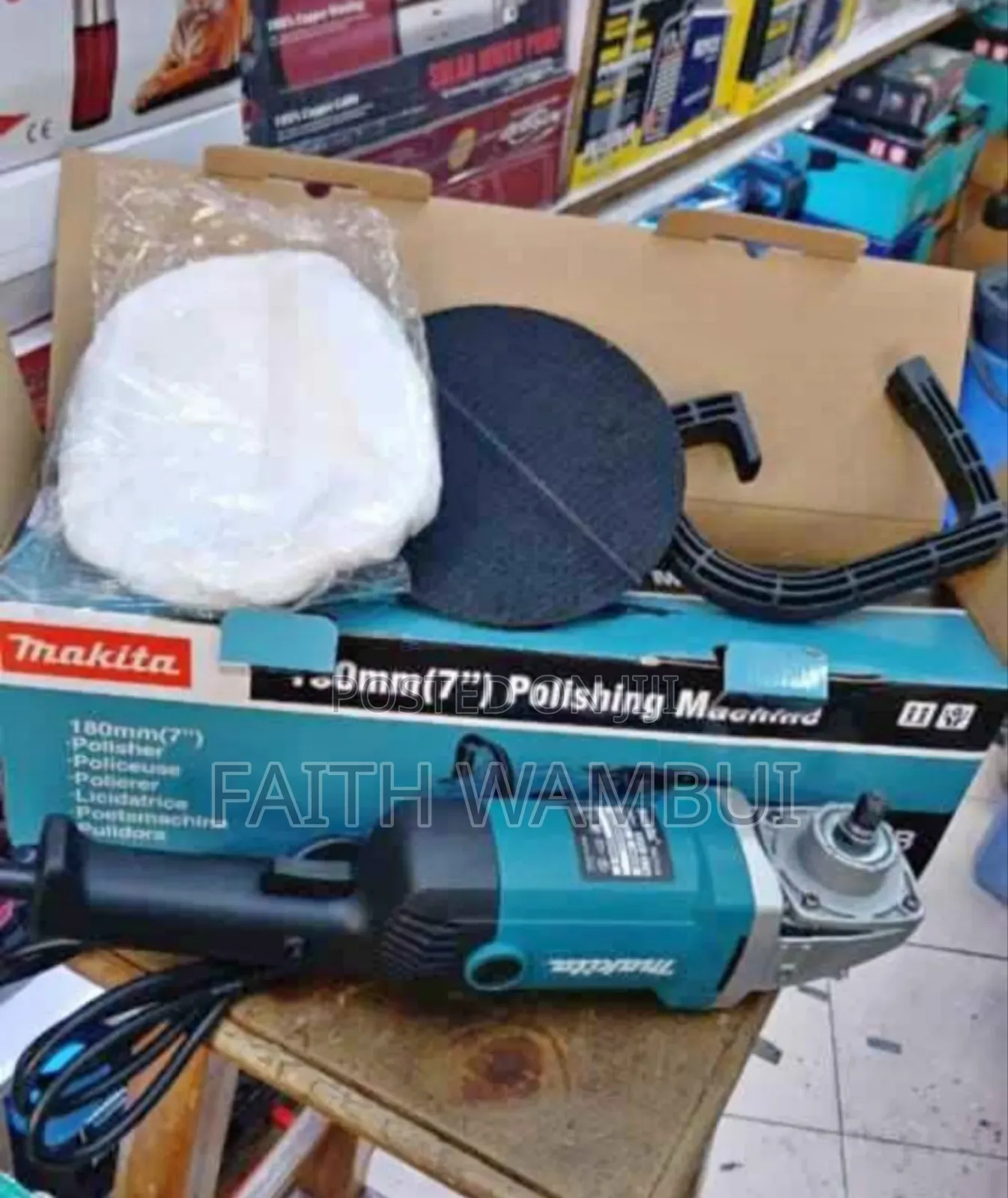 Electric Makita Buffing Machine/ Angle Polisher Machine