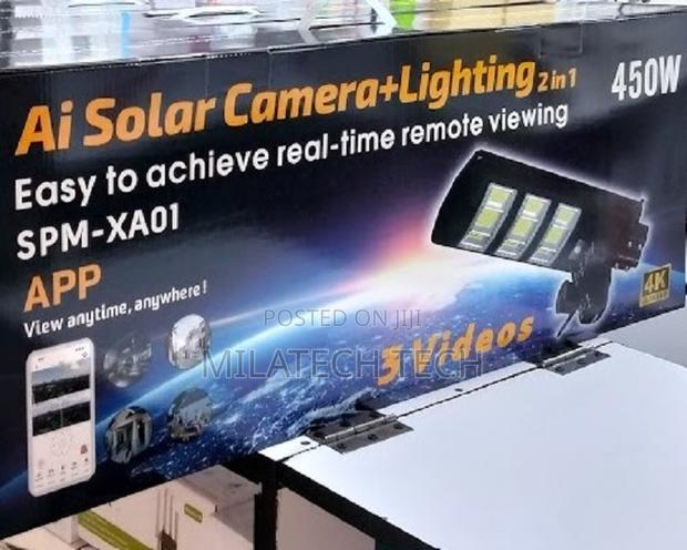 Improved Solar Light Ai Solar Camera + Lighting 2 in 1 V380 - main view