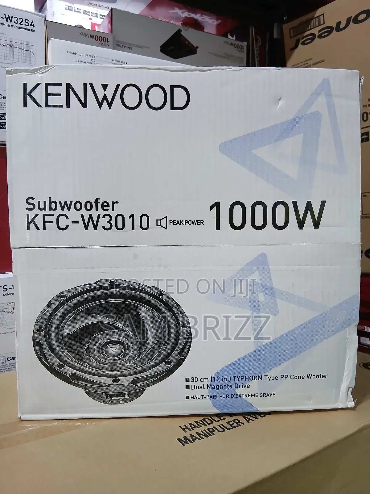 Kenwood 1000w Subwoofer(Kfc-W3010)
