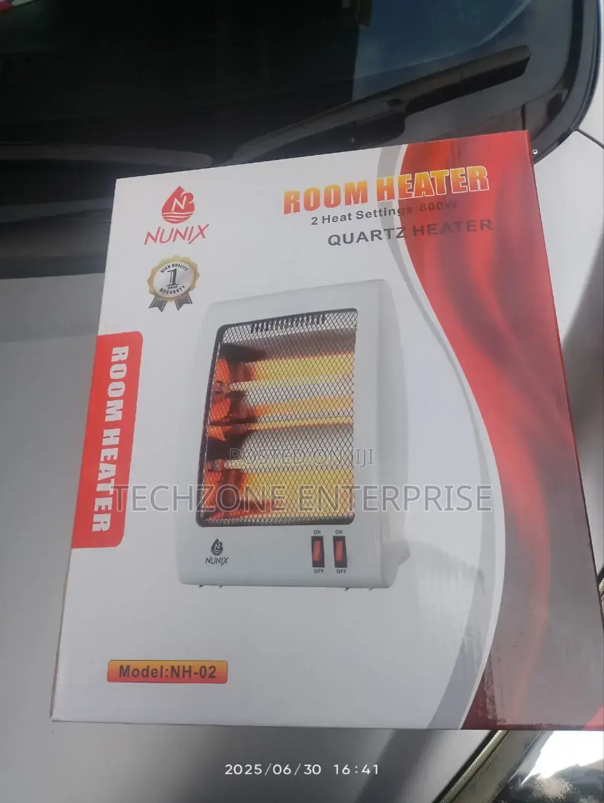 Nunix (Nh-02) Quartz Portable Electric Room Heater - 800w