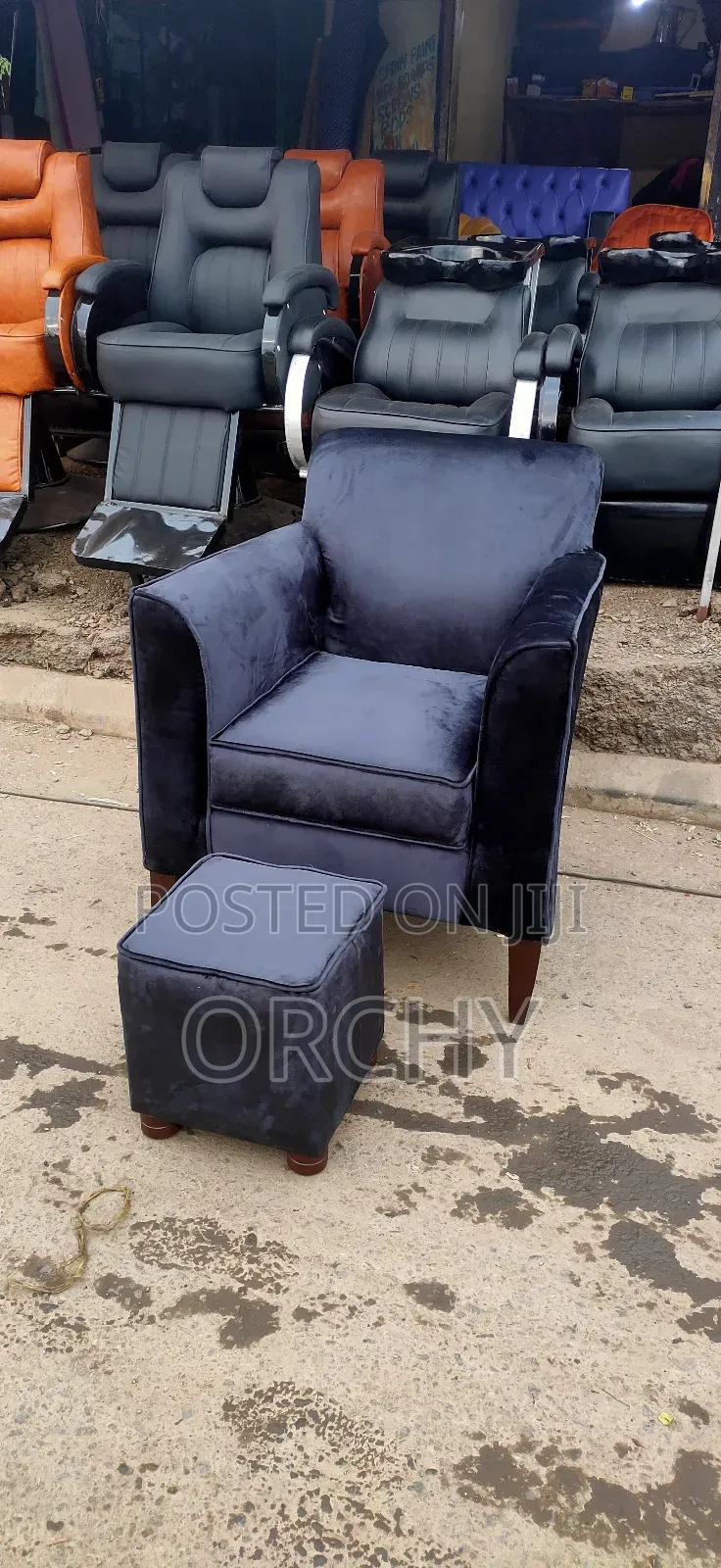Pedicure Seat Plus Stool