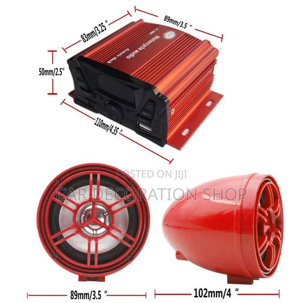 Brand New Motorbikes Bluetooth 3inch Speaker - thumbnail 3