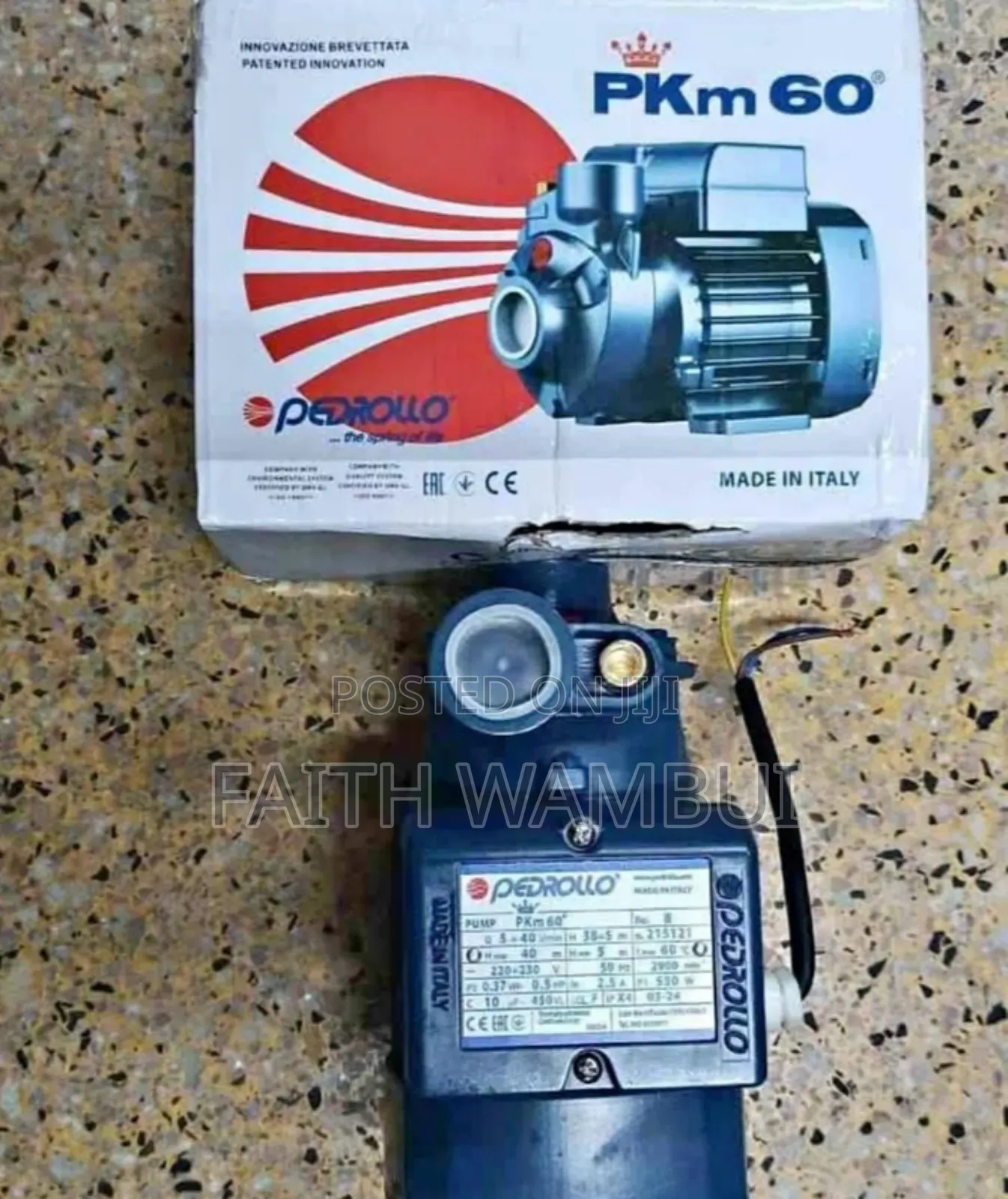 0.5hp Pedrollo Booster Pump Pkm60/ Pedrollo Water Pump