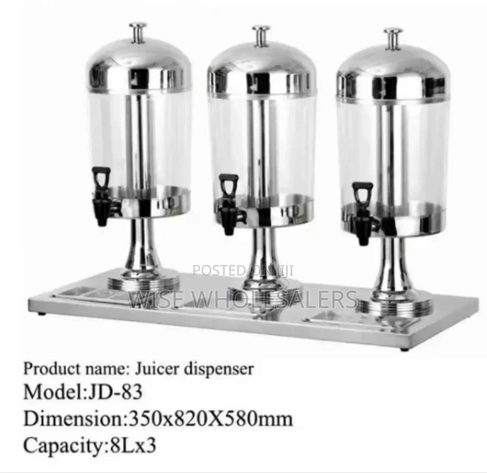 Juice Dispenser 24litres 8l+8l+8l Available