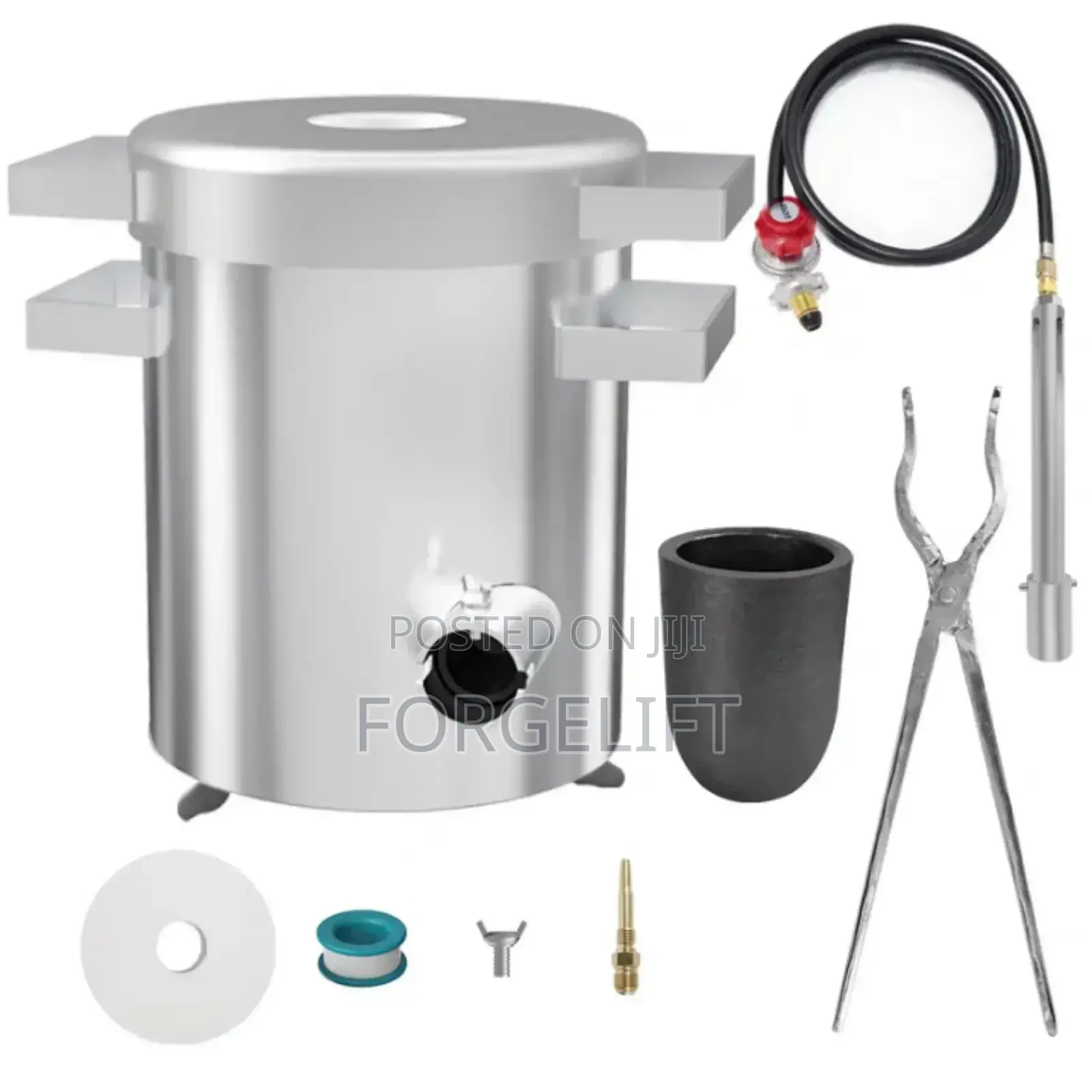 Custom Casting 12kg LPG Furnace With Fireproof Components