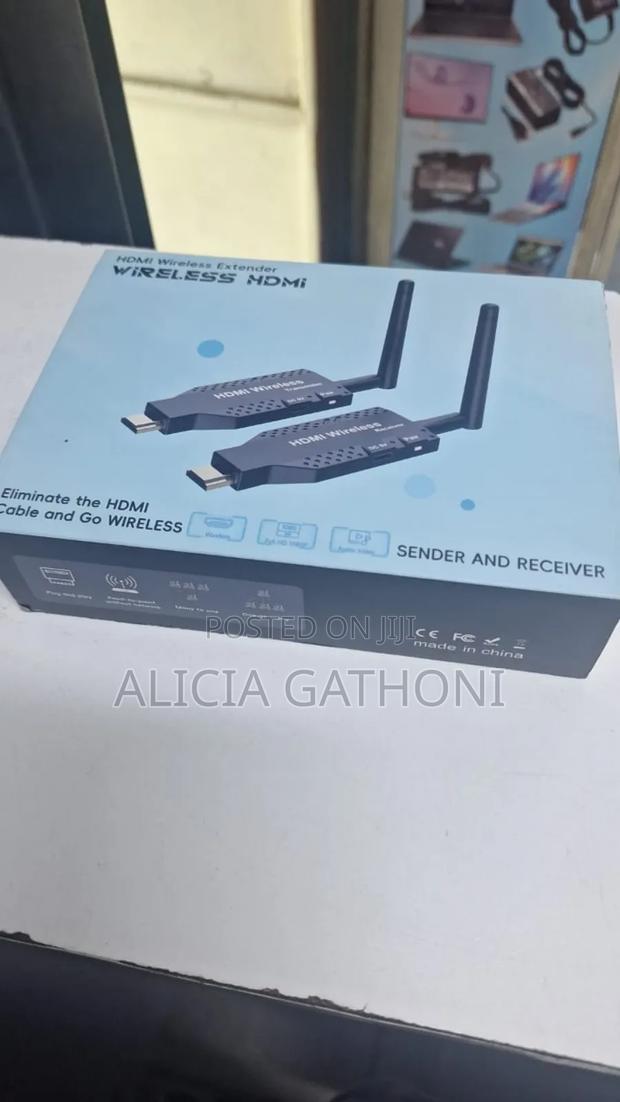 50mtrs Wireless Hdmi Extender With Sender and Receiver - thumbnail 2