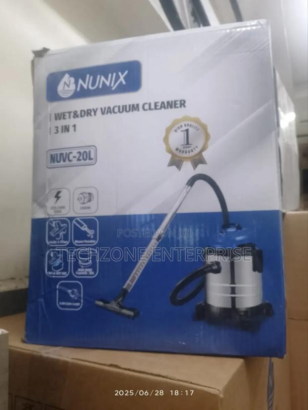 Nunix (Nuvc-20l)Vacuum Cleaner 3 in 1 Wet and Dry - 20l