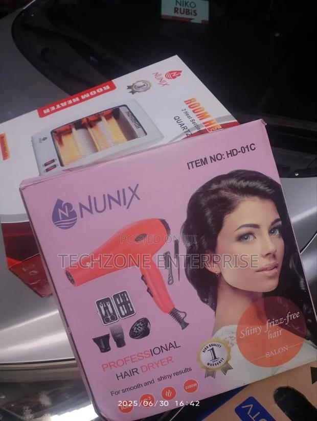 Nunix Hd-01c Professional Hair Dryer With 2200 Watts 
