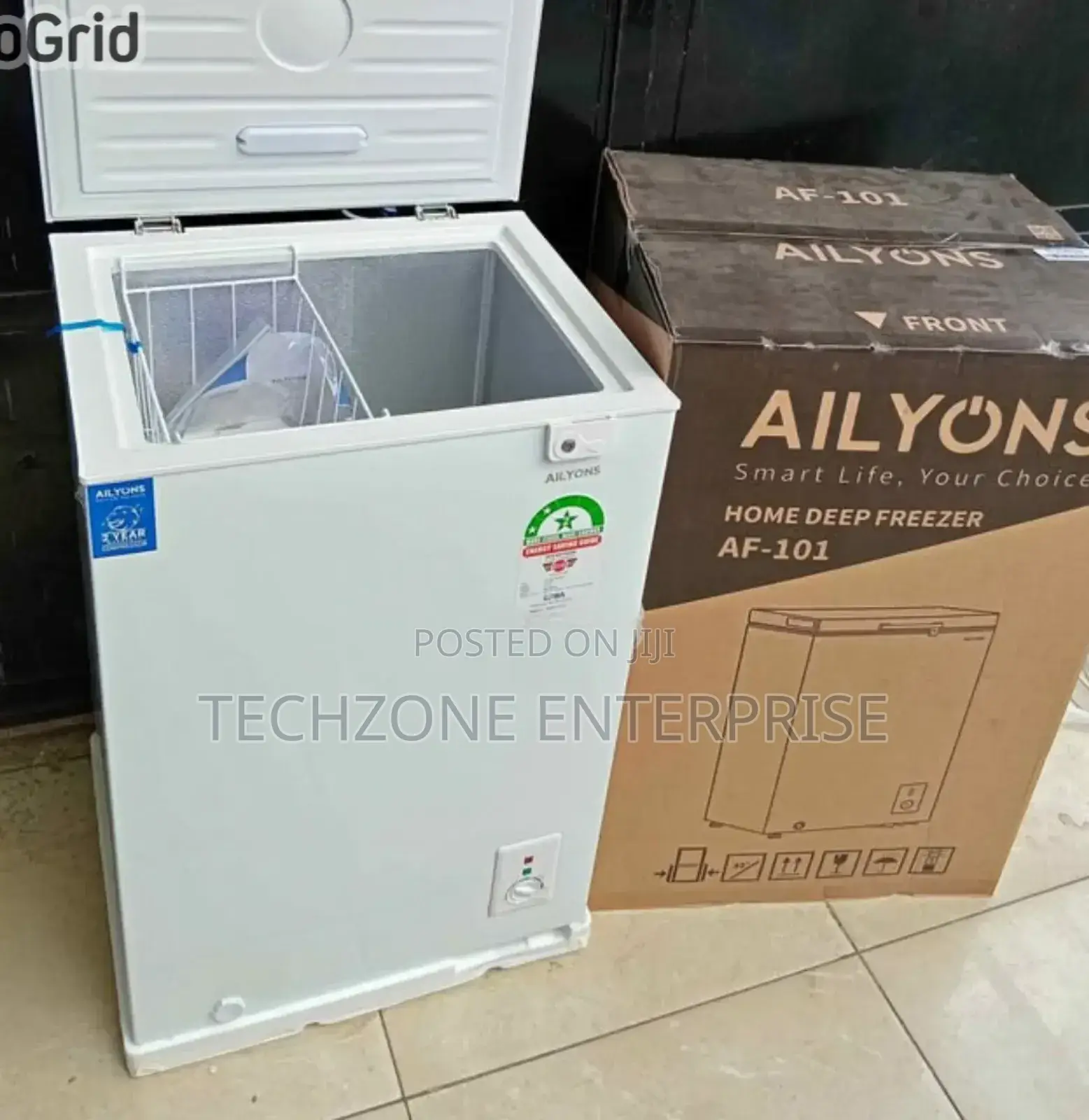 Ailyons Af-101 100l Chest Freezers With Defrost Function