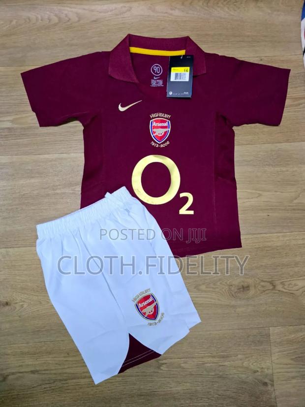 Arsenal Retro Kids Jersey - thumbnail 3