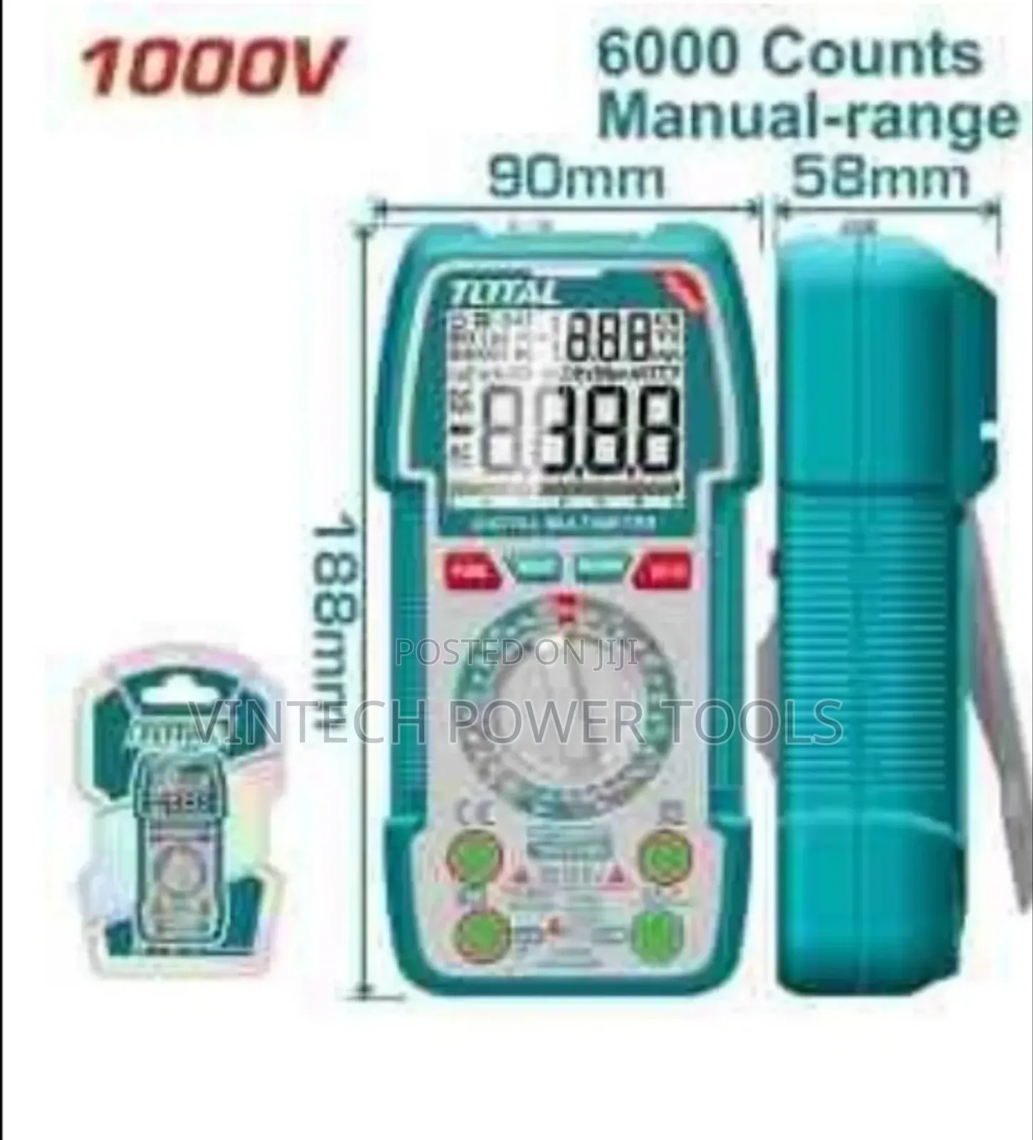 Total Digital Multimeter 1000 V