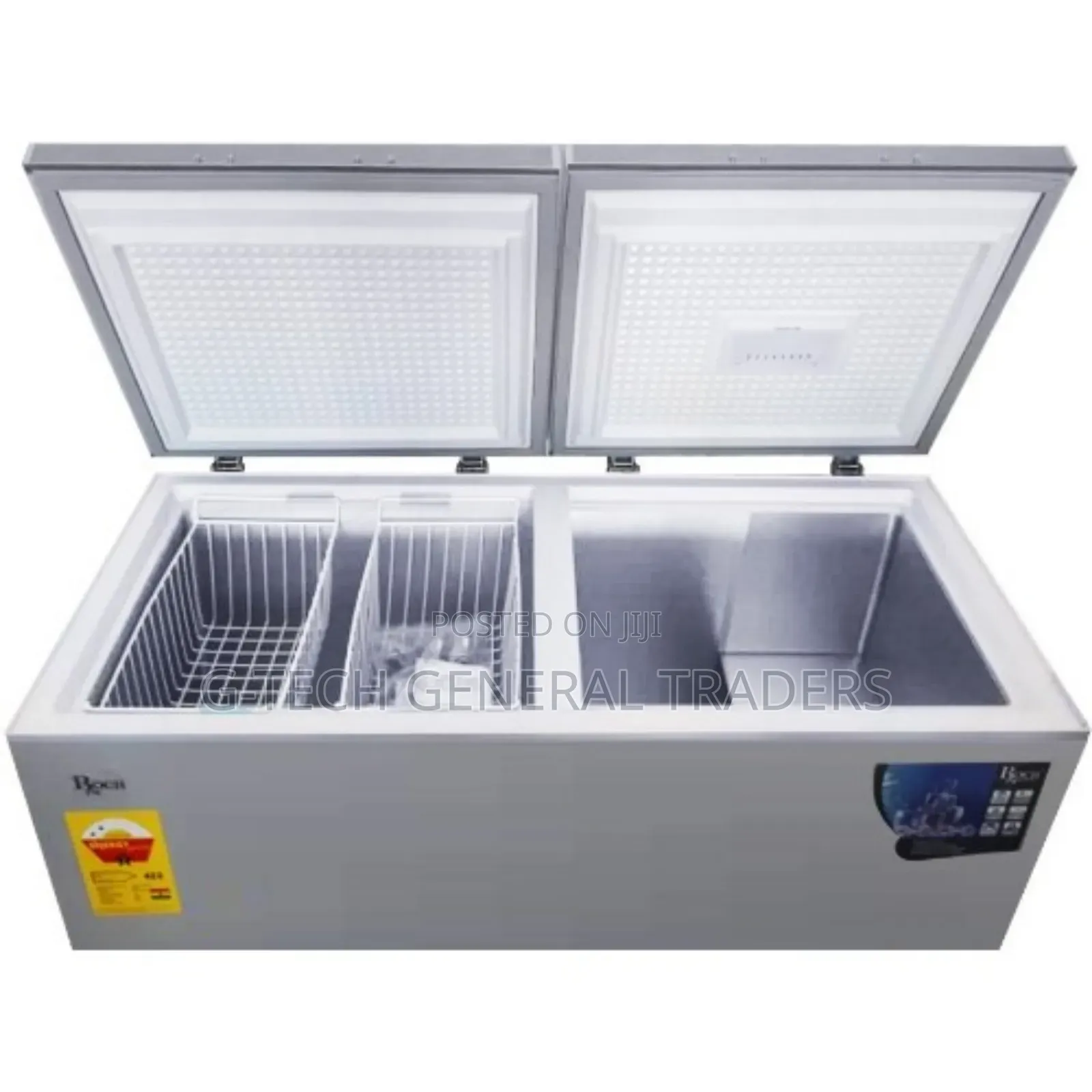 Roch 455l Double Door Jumbo Energy Saver Chest Freezer