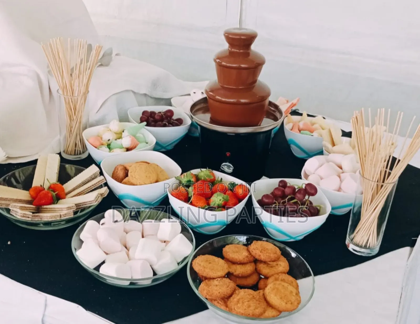 Popcorn, Cotton Candy and Chocolate Fountain Machine Hire