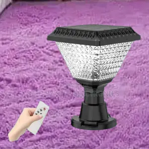 Solar Panel Pillar Post or Compound Outdoor Solar Light