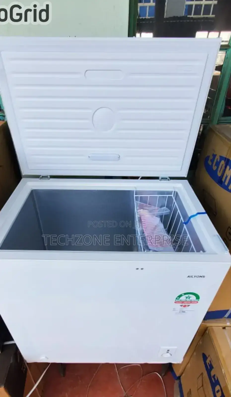 Ailyons (Af-150) 150 Litres Chest Deep Freezers Led Lights,