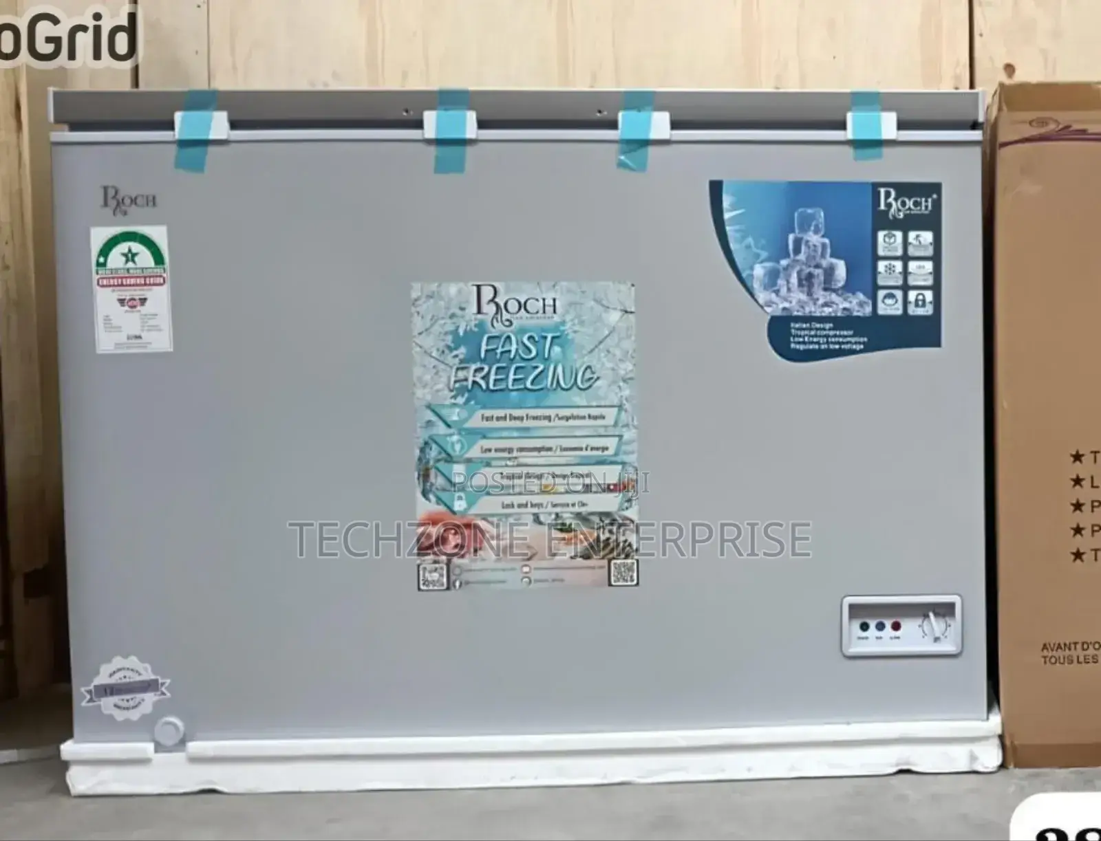 Roch (Rcf-350-G) Chest Freezer - 282 Litres 