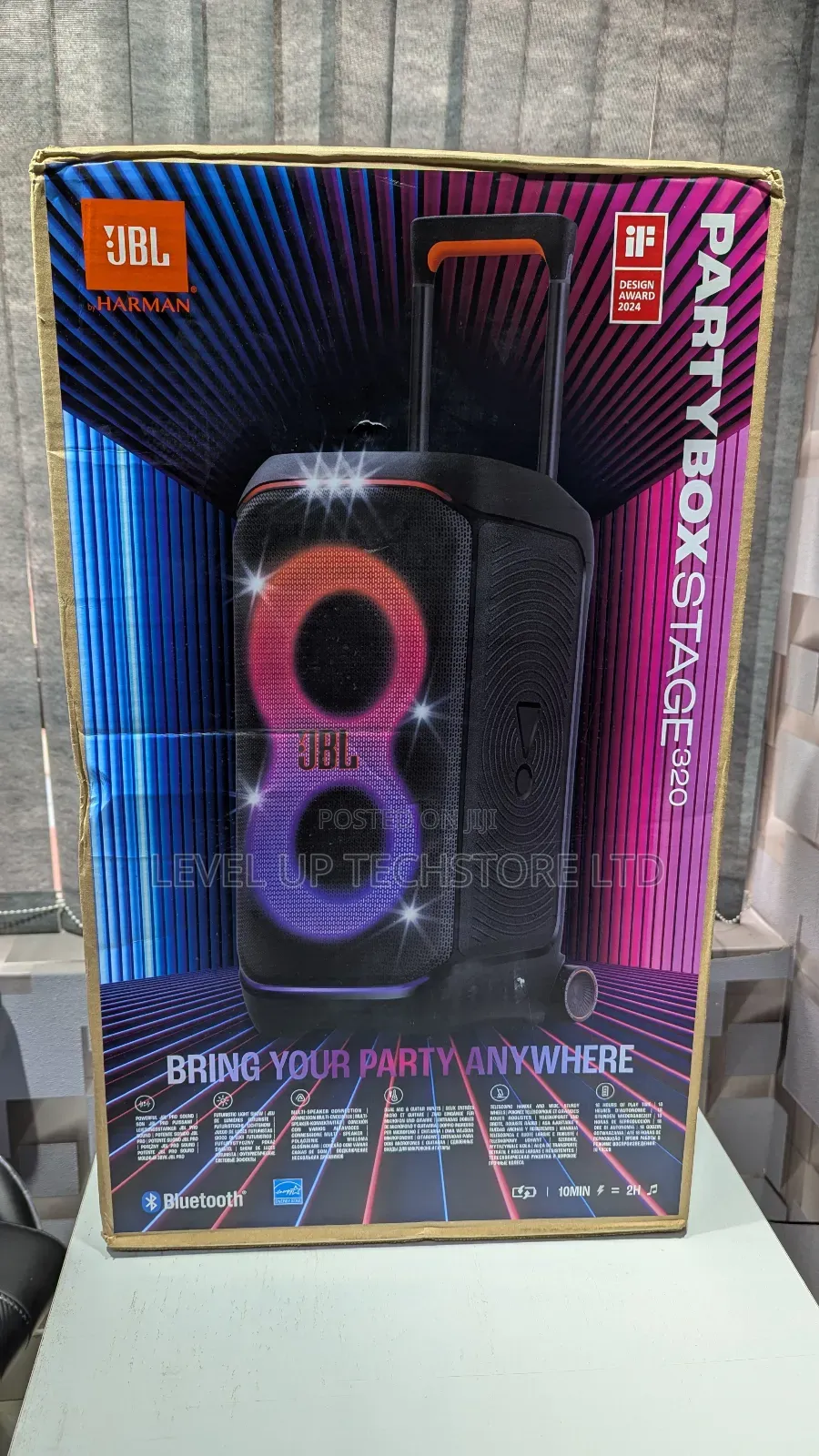 JBL Partybox Stage 320 Portable Bt Speaker
