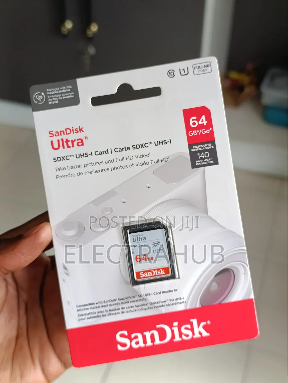 Sandisk 64gb Camera Memory Card Brand New Sealed