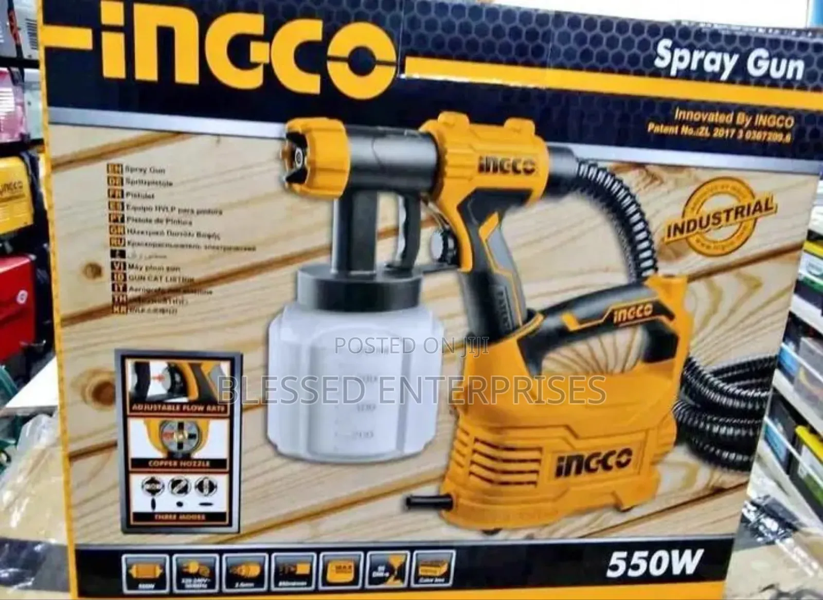 Ingco Spray Gun 550 Watts/Spray Gun