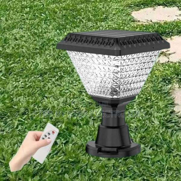 Large Battery Pillar Post or Compound Outdoor Solar Light