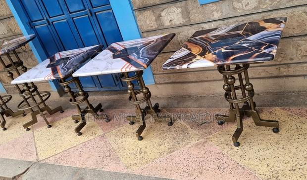 Restaurant Dining Tables With a Glossy Unique Top. - thumbnail 2