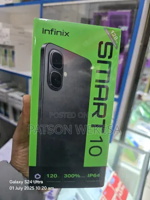 New Infinix Smart 10 128 GB Black