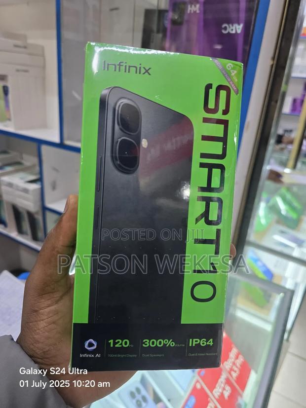 New Infinix Smart 10 128 GB Black - thumbnail 2