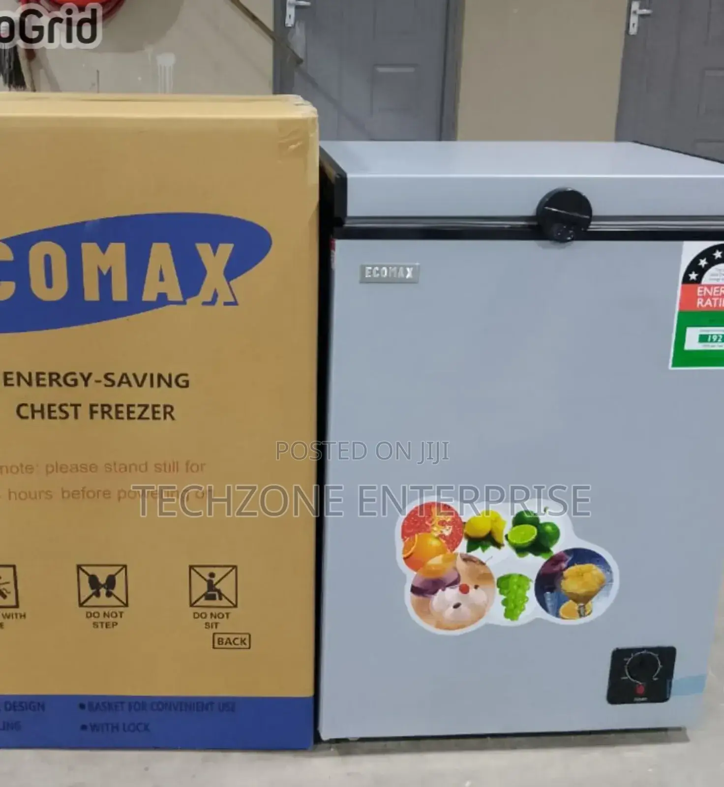 Ecomax (Bd-109) 109l Chest Freezer With Led Lights
