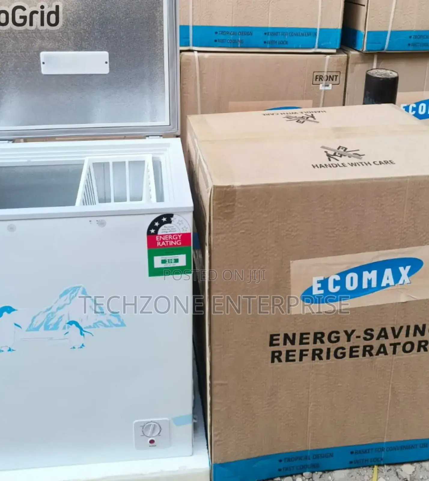 Ecomax Bd-119 119l Chest Deep Freezers
With Temp Control