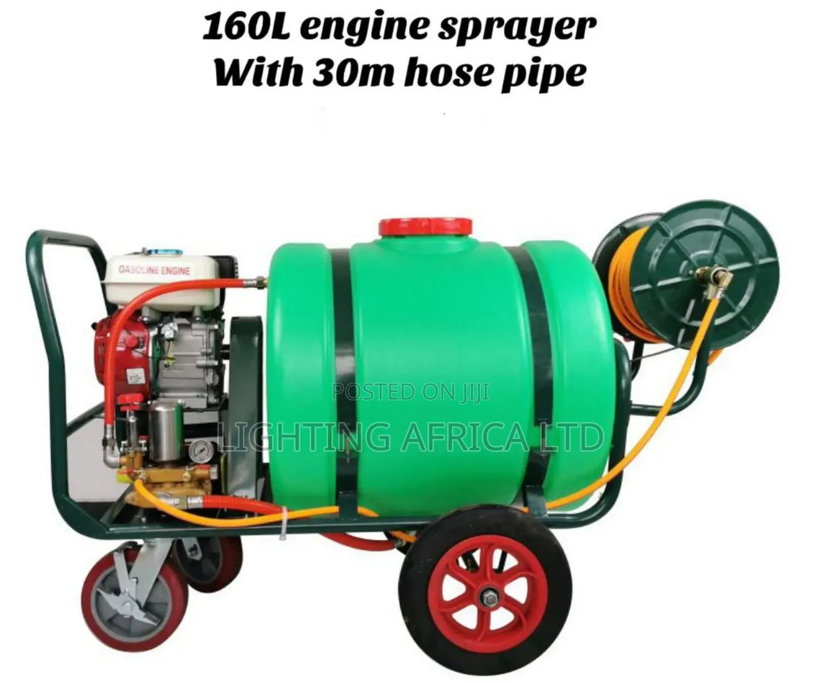 160 Litres Engine Sprayer With 30 Meters Horse Pipe