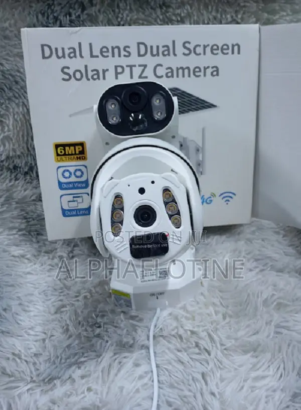 High-Resol" 6mp Imagingubox Dual Lens Dual Screen Solar PTZ