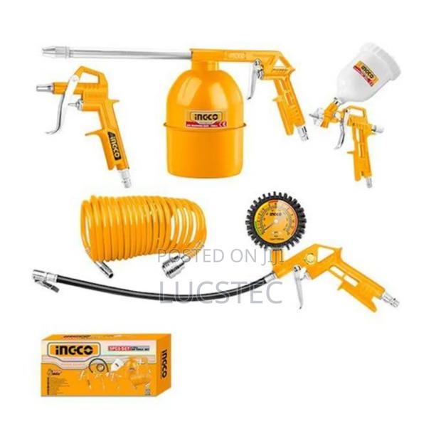 Ingco 5 Pcs Air Tools Set.