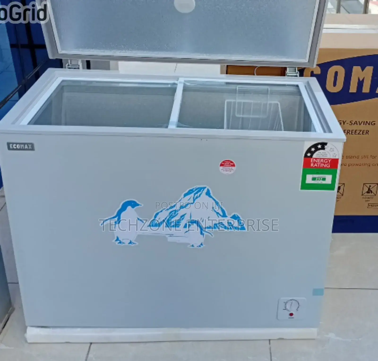Ecomax Bd-219 219l Chest Freezer With Flip Lid