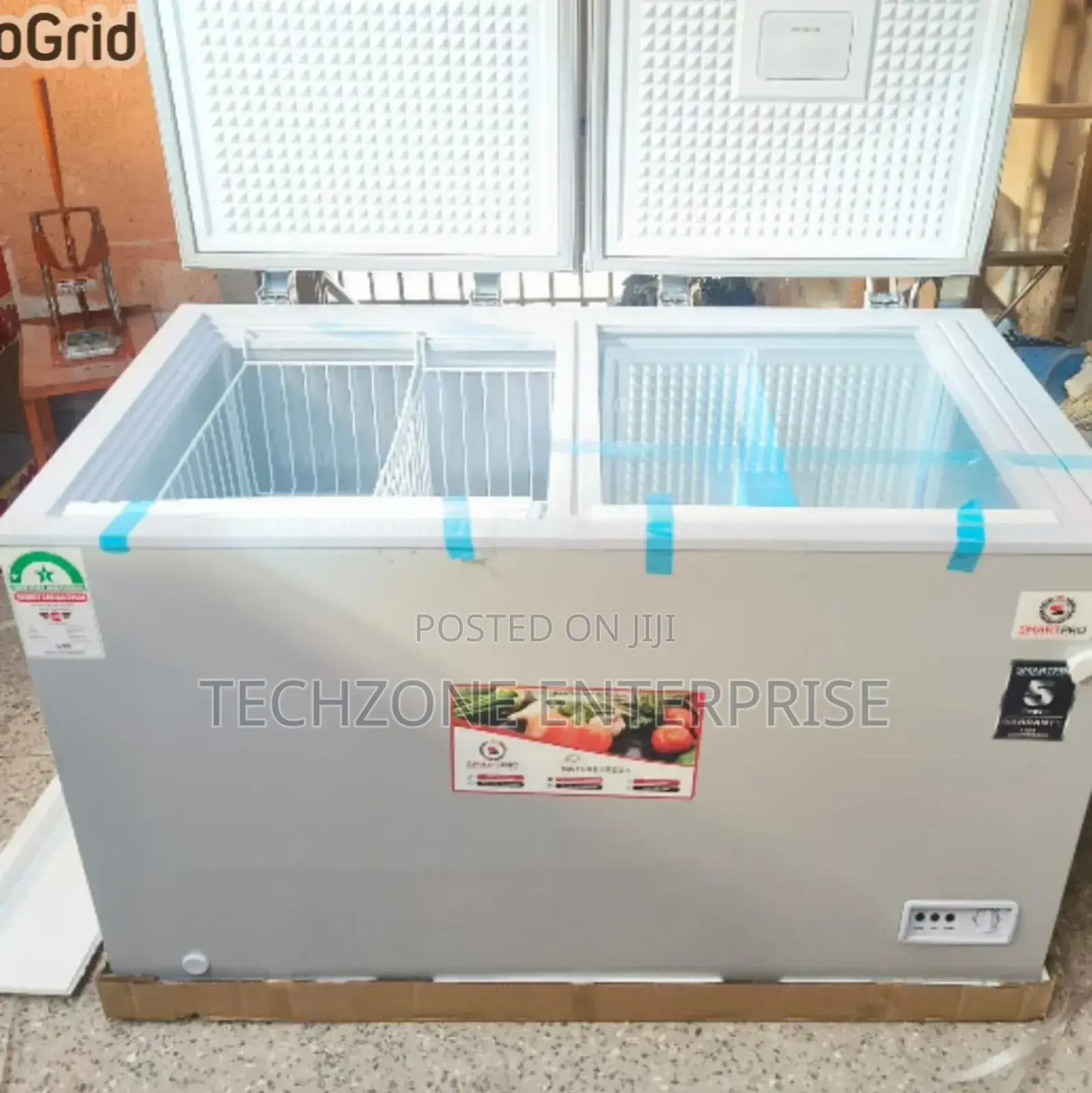 Smartpro (Svs-450) 345 Litres Double-Door Chest Freezers