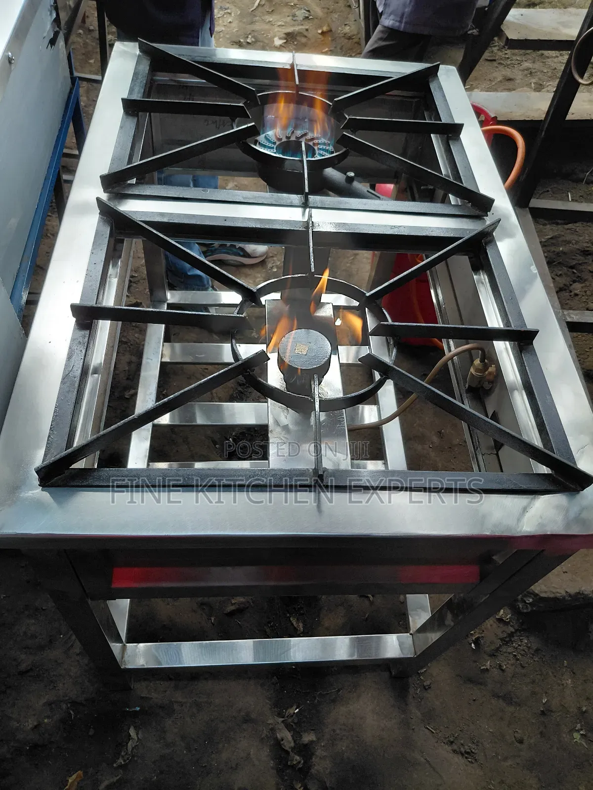 2 Burners Stainless Steel