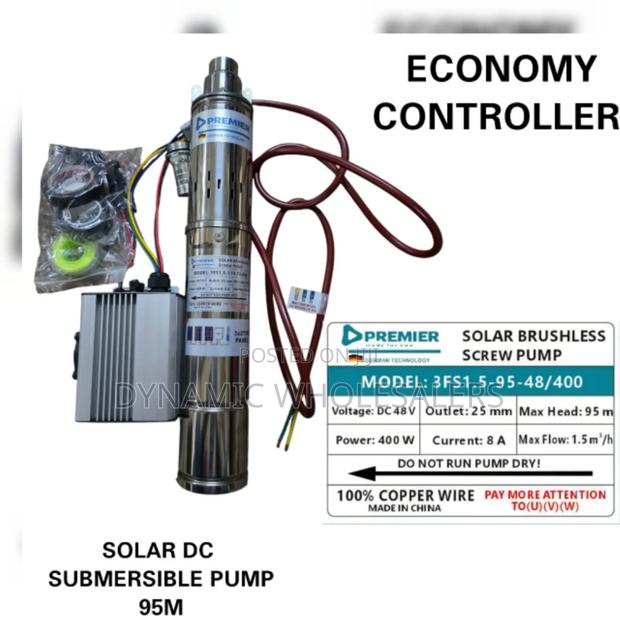 95 Meters Solar Dc Submercible Water Pump