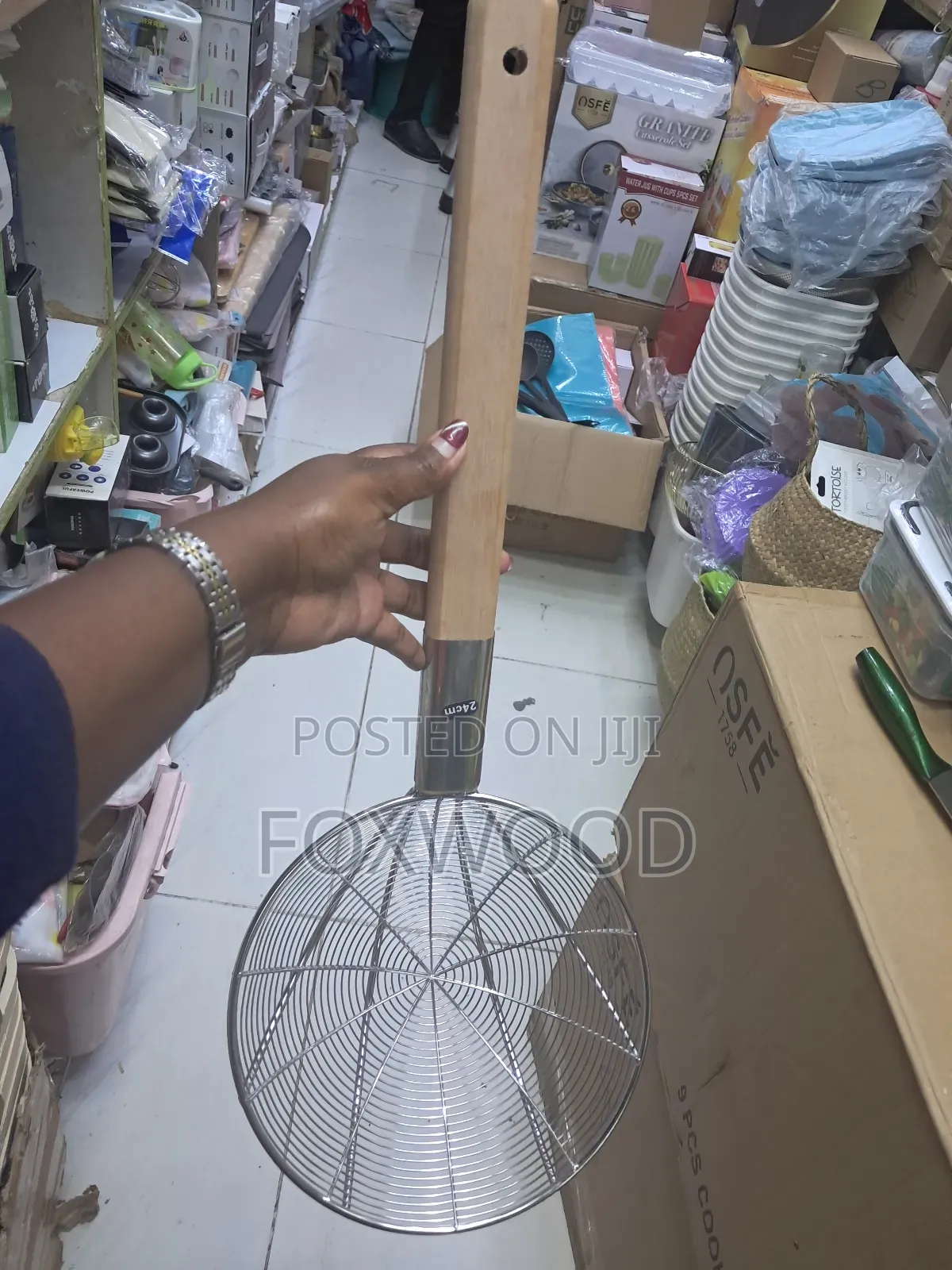 Round Stainless Steel Strainer Available