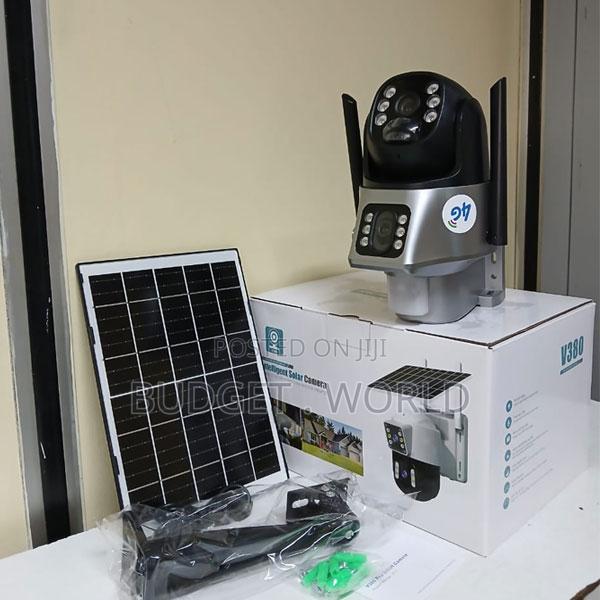 Wireless Dual Lens and Pir Detection Solar Security Cam - main view