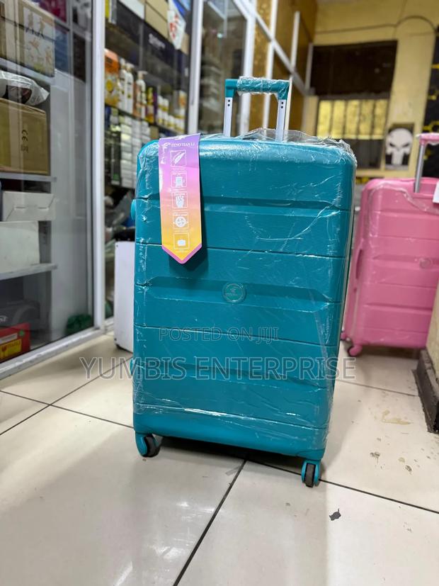 Turquoise Green Rubber 1 Large Size Suitcase at 4500 Upto 25kg - main view