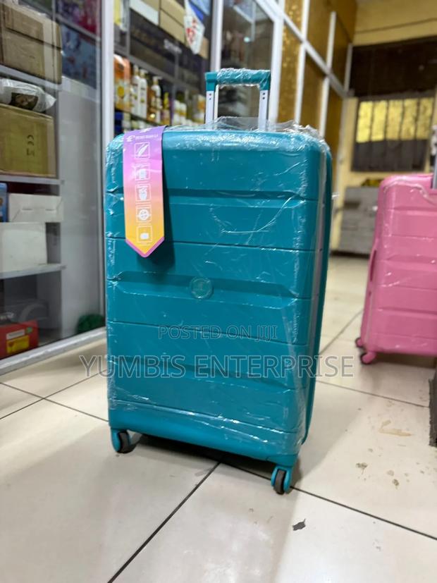 Turquoise Green Rubber 1 Large Size Suitcase at 4500 Upto 25kg - thumbnail 2