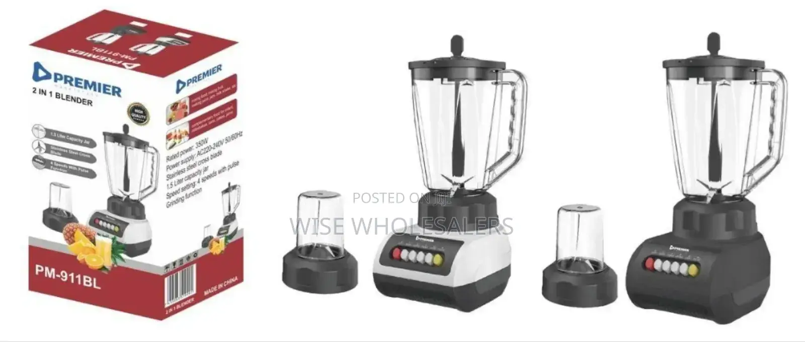 Premier 2in1 Blender Pm911 Available