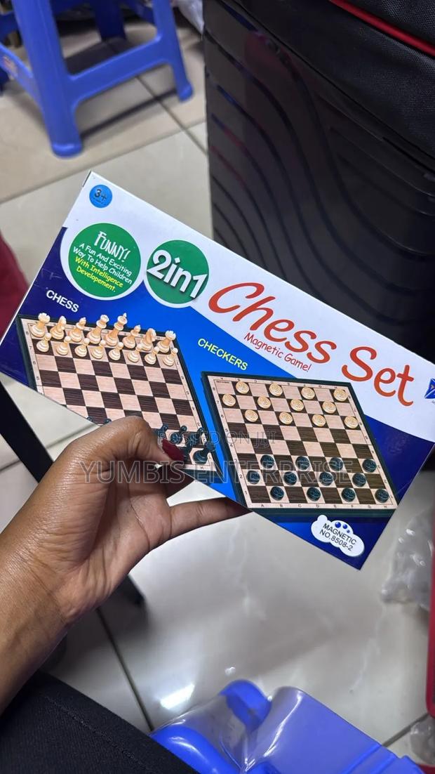 Chess 2 in 1 Small Size (Chess and Checkers - thumbnail 2