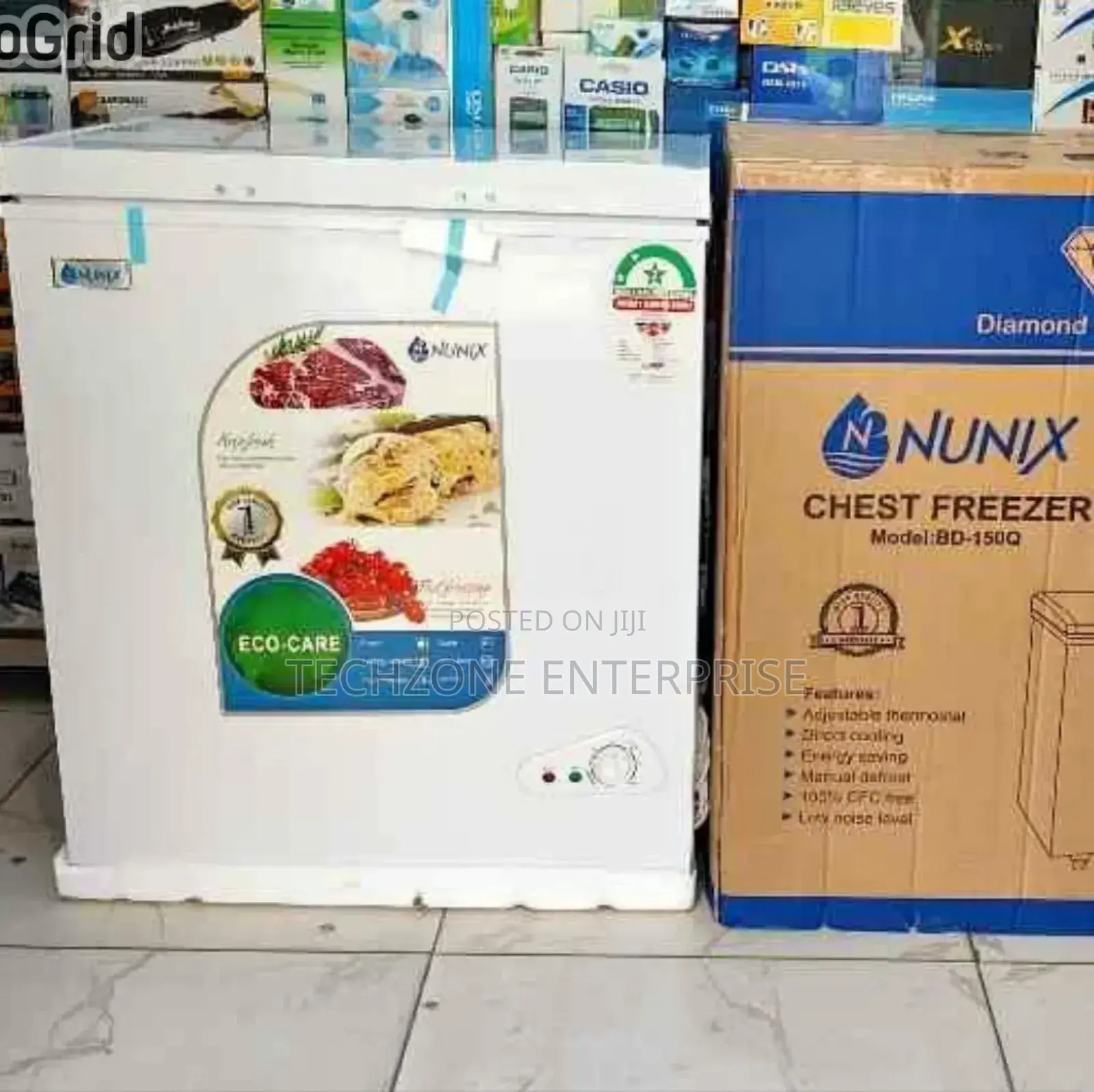 Nunix Bd-200q 200 Litres Chest Freezer
With Lockable Door 